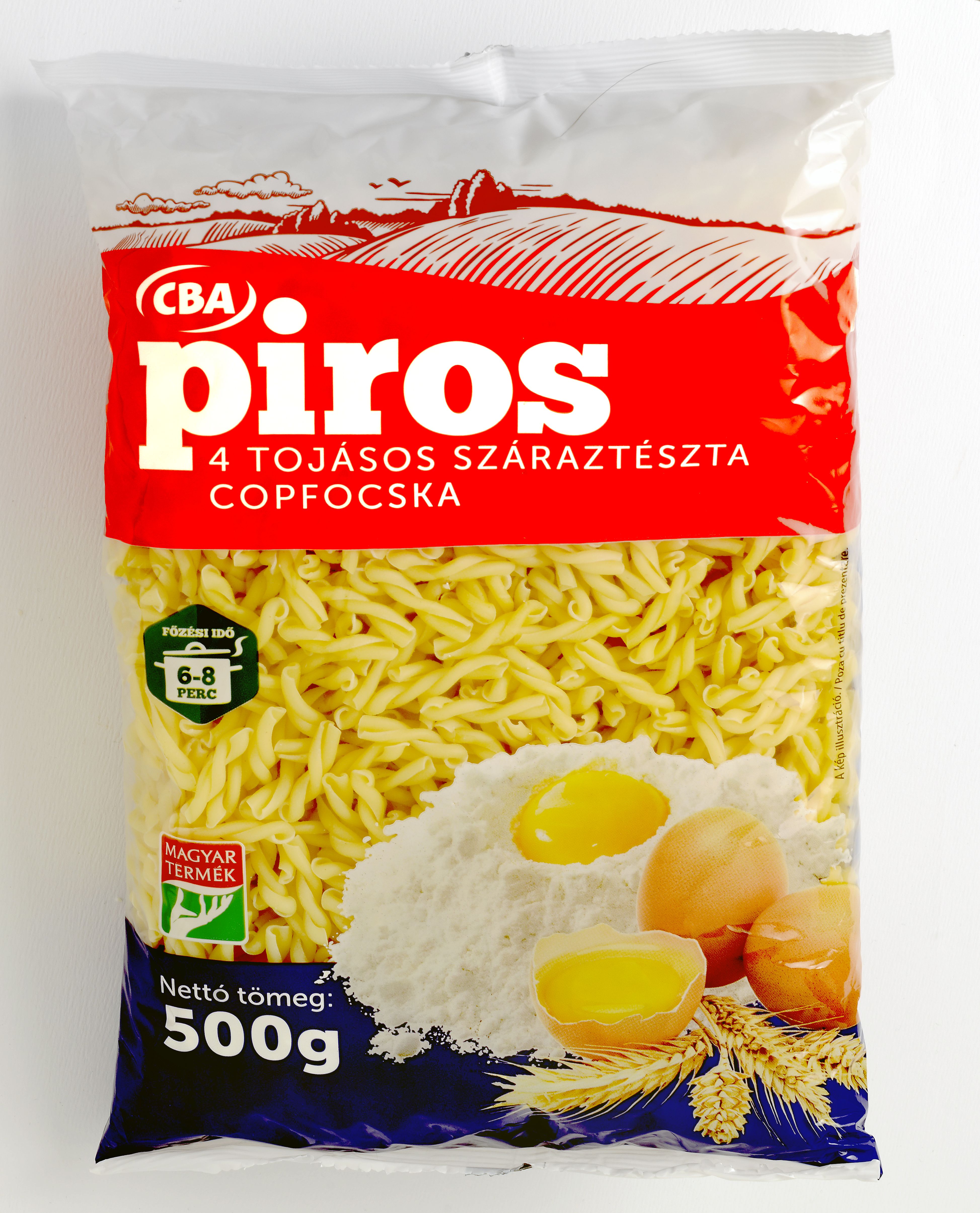 CBA Piros 4 tojásos copfocska 500g